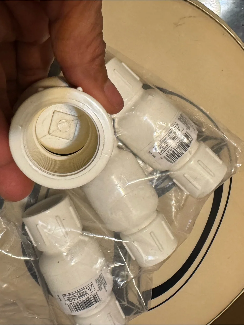 White Check Valve